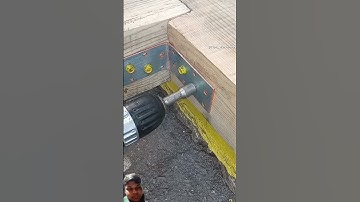 Woodworking ideas and projects. Easy way to get the perfect connection between beams #shorts #skills