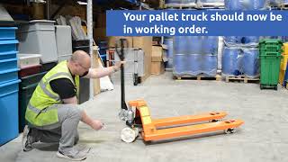 Pallet Truck Troubleshooting – Truck Won't Lower