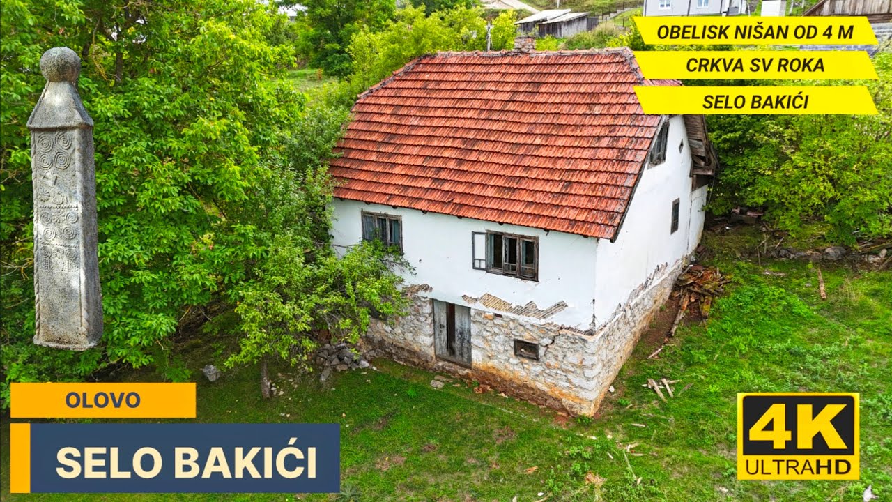 VELIKI NIŠAN U SELU BAKIĆI OLOVO NIŠAN KOJI JE VISOK PREKO 4 METRA