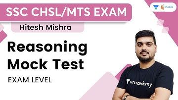Reasoning Mock Test | Exam Level | SSC CHSL/MTS Exam | By Hitesh Mishra | Wifistudy Studios