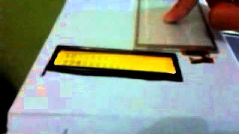 TouchScreen with ATMega16