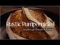 Sourdough Pumpernickel Bread Using a Stand Mixer (펌퍼니클 사워도우) ASMR baking