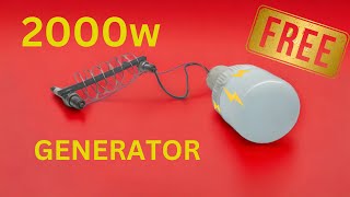 ⚡️ Build Free Electricity! Simple Generator with Magnets and Copper Coil ⚡️ by Mr energy  511 views 1 month ago 8 minutes, 6 seconds