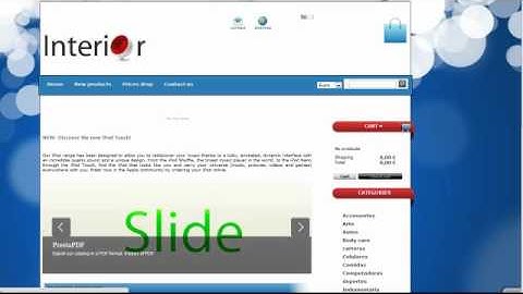 Interior ps 1.4 - Prestashop template