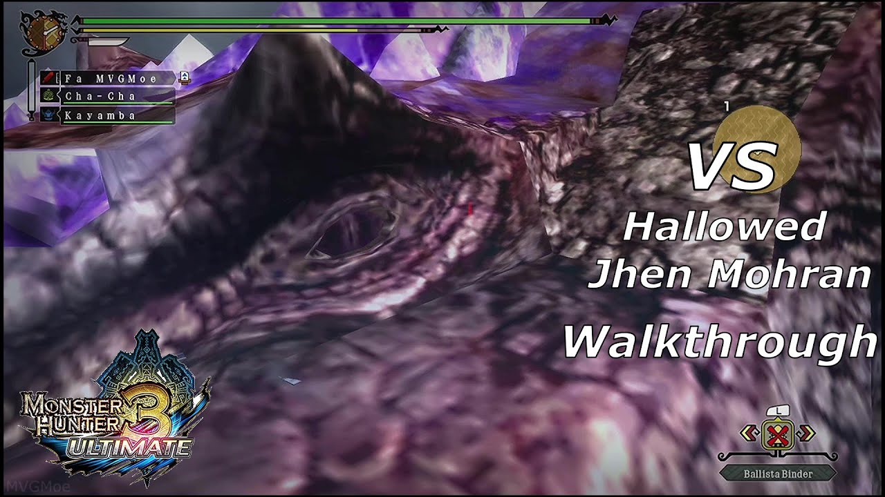 MH3U: Hallowed Jhen Mohran Walkthrough (Full Game) Part 43 