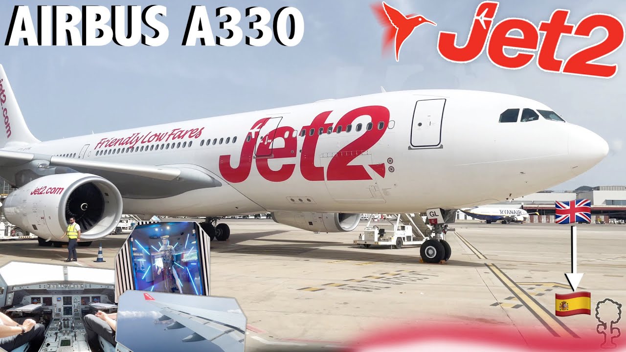 Jet2 Airtanker Airbus A330200 Flight Manchester Airport (Trip