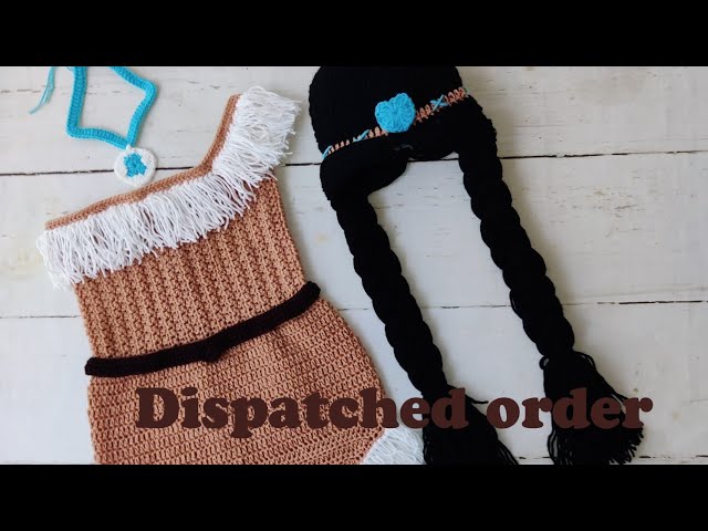 crochet pocahontas dress crochet Pocahontas from Disney order done -thank you miss fortwobell(fbname) for your 2nd purchase -for orders kindly send me a direct message we customize any costumes for baby's monthly photoshoot
