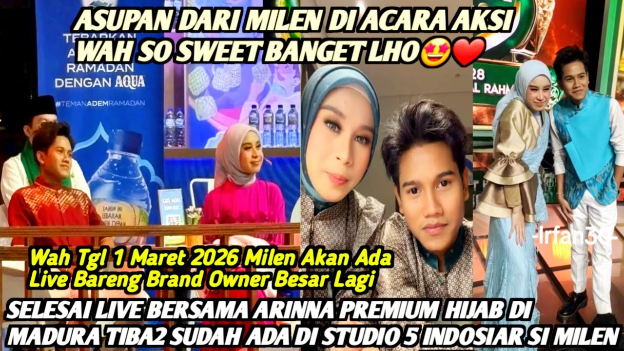 SPESIAL MILEN DI ACARA AKSI PENUH ASUPAN SETIAP HARI‼️WAH ADA MOMEN KOCAK BANGET MILA & JUGA VALEN🤣