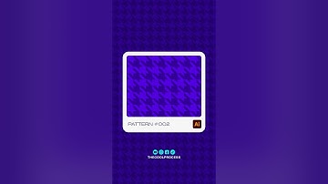 Houndstooth Vector Pattern in Adobe Illustrator ✨ #illustrator #patterndesign
