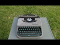 Smith Corona Skyriter Typewriter _ 2Y 205055 _ 1959