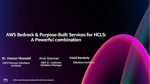 AWS for Healthcare & Life Sciences