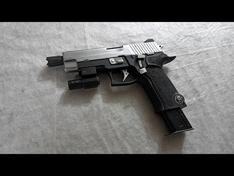 Видео: WE SIG SAUER (P-VIRUS) - СТРАЙКБОЛЬНЫЙ ПИСТОЛЕТ С BLOWBACK