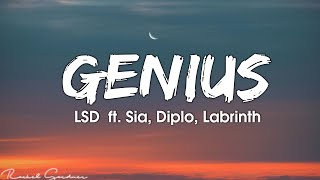 LSD - Genius (Lyrics) ft. Sia, Diplo, Labrinth