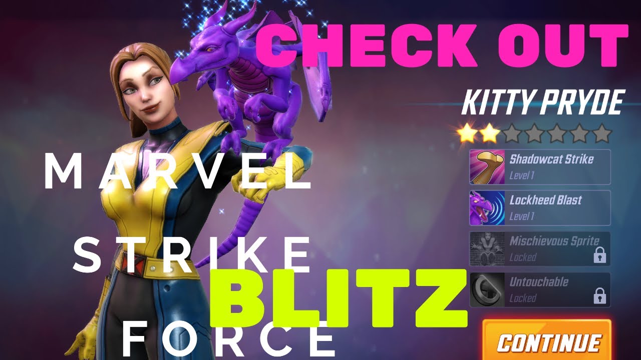 Checking out Shadowcat! - Marvel Strike Force - Blitz