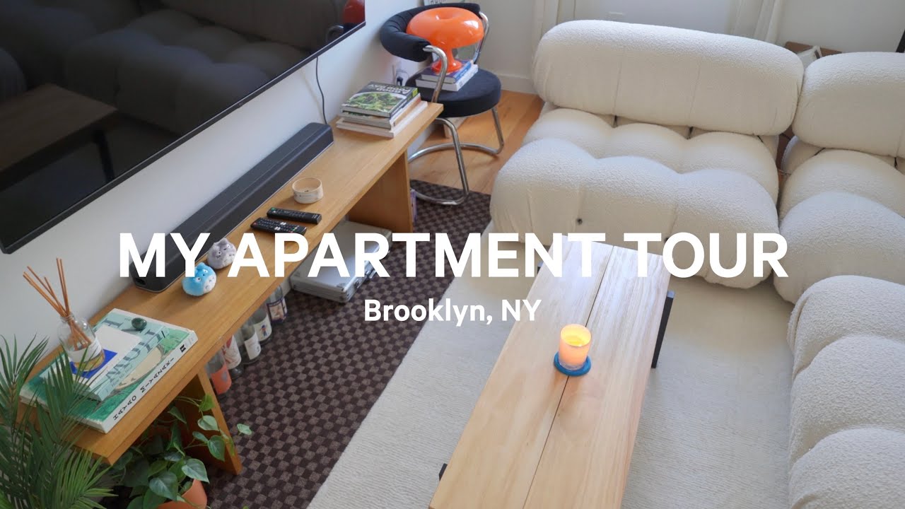 my brooklyn apartment tour | living alone in new york - YouTube