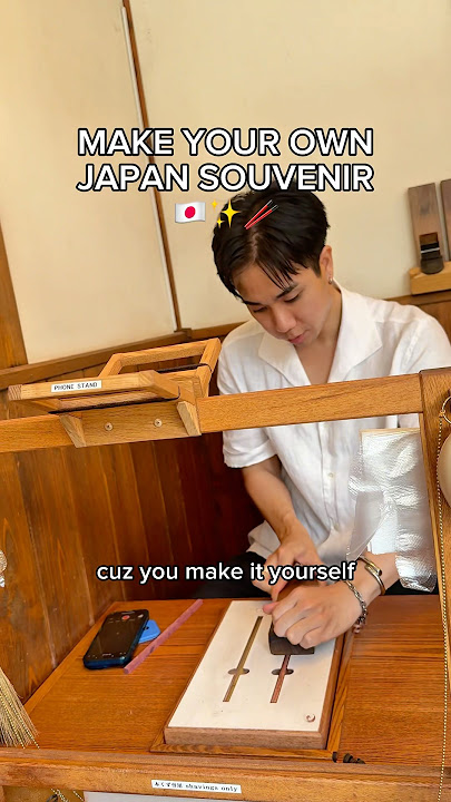 Making chopsticks in Japan! #japan #japantravel #reels