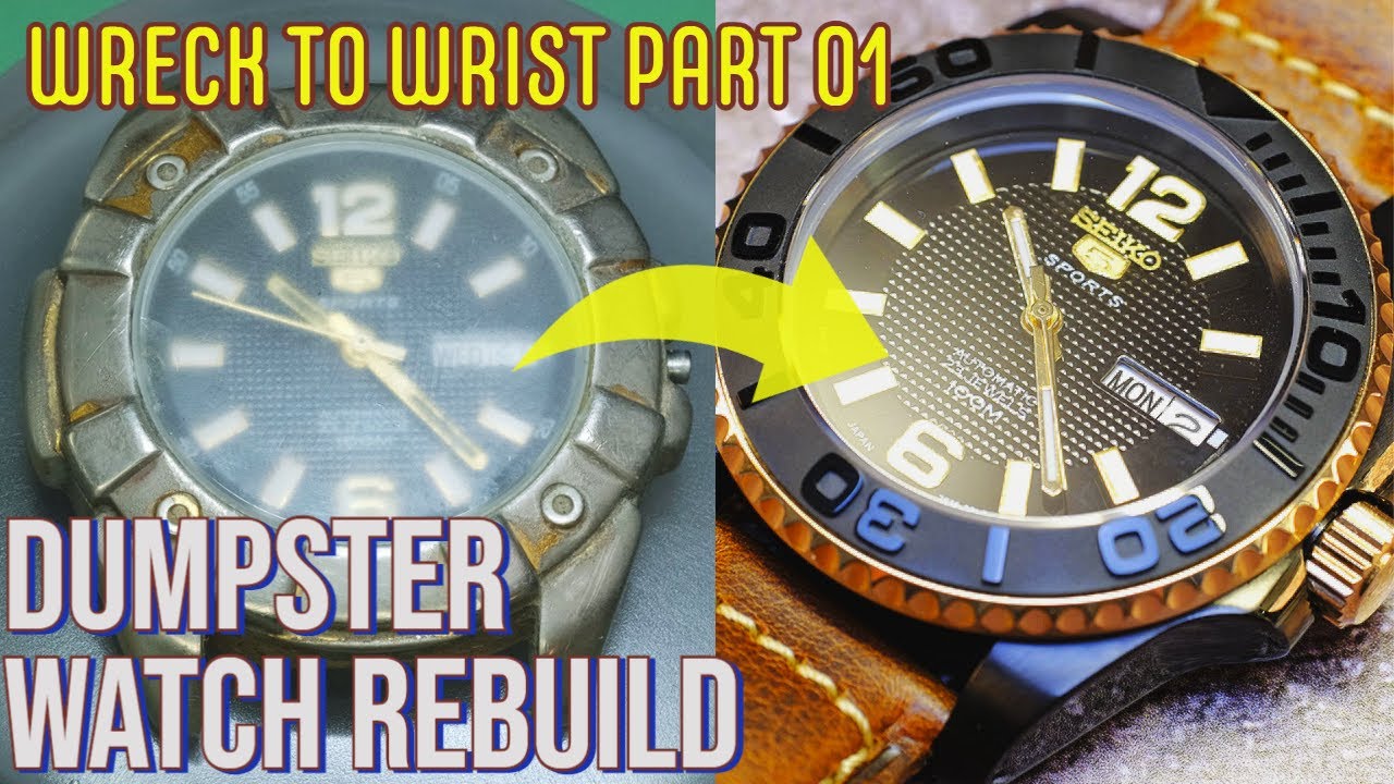 Worn out Seiko SKX Watch Service and Repair | Seiko 7S26 Service - YouTube