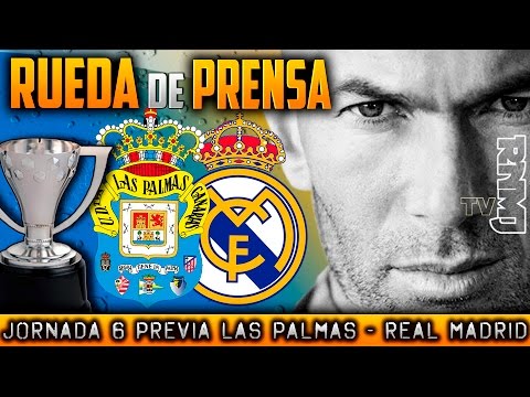 Rueda de prensa Las Palmas - Real Madrid - RDP PREVIA JORNADA 06 - 동영상