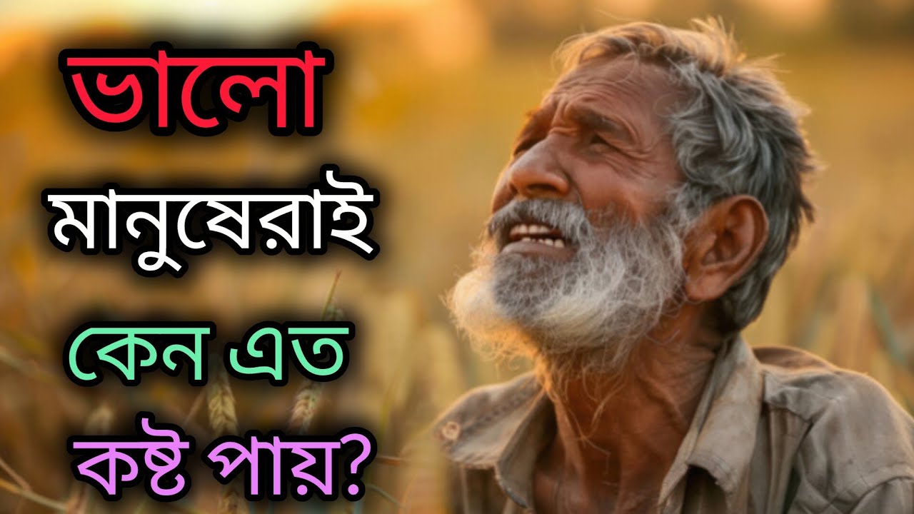 ভালো মানুষের সাথেই খারাপ কেন ? why do good people suffer?