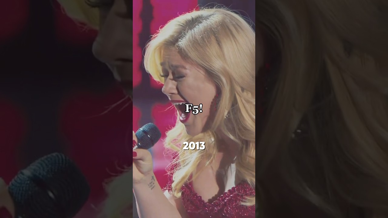 Kelly Clarkson attempting same high note after decades 