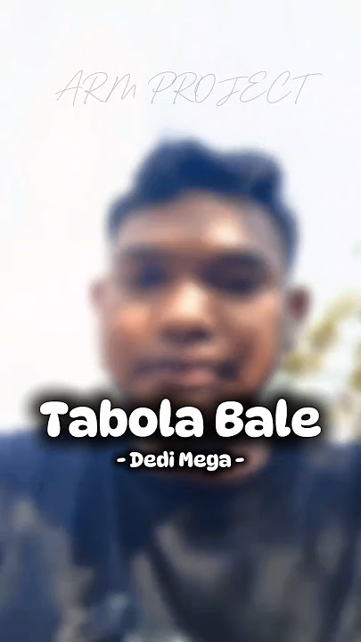 Tabola Bale versi mas Dedi Mega ini gak kerasa banget Jawa nya 😂😂😂 #cover #lagutimur #laguminang