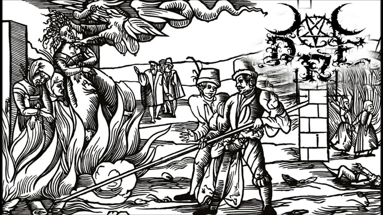 Рисунок сжигание. Сжигание ведьм на костре гравюра. Сожжение ведьм в Германии гравюра 16 век. Охота на ведьм в 16 веке. Молот ведьм Гравюры.