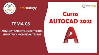 CURSO AUTOCAD 2021  SESIÓN 08