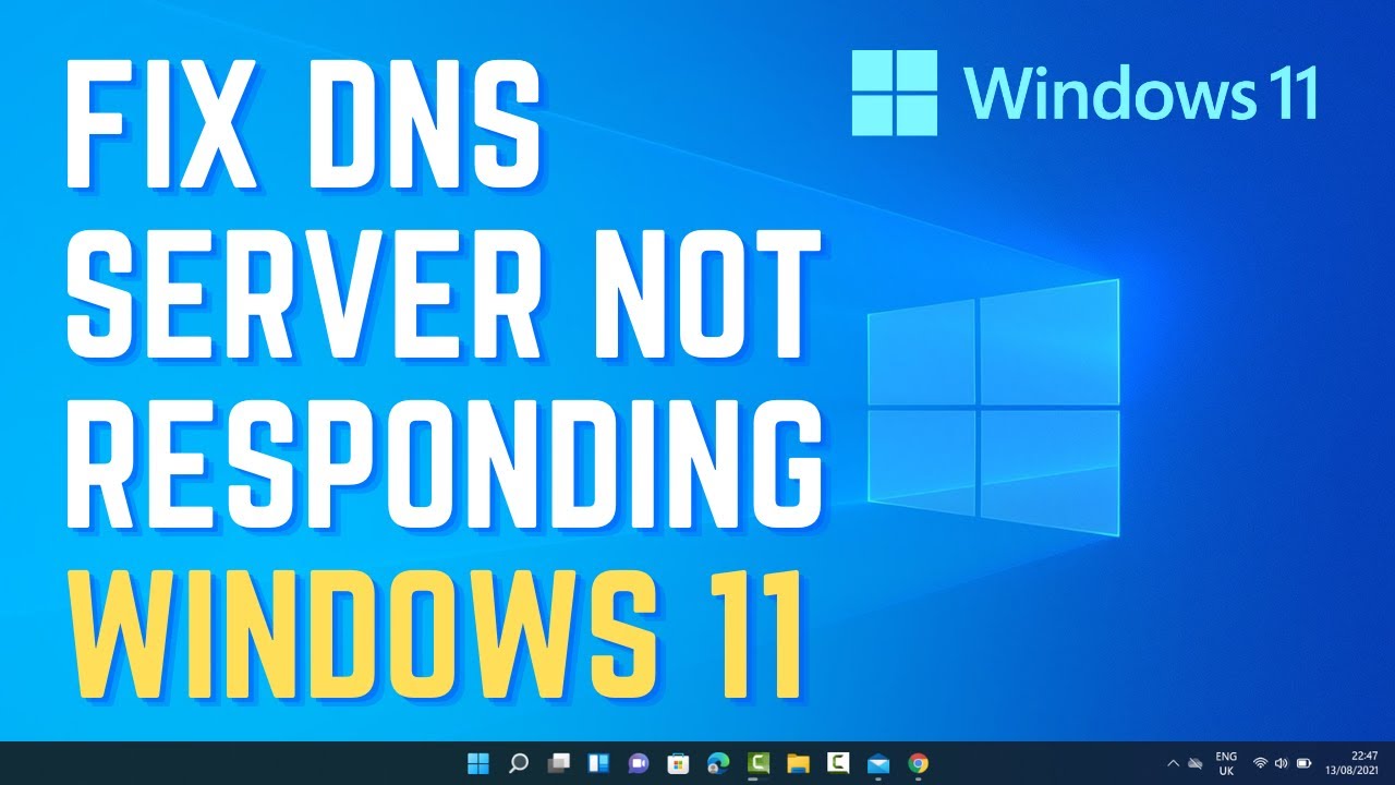 your dns server might be unavailable คือ  2022 New  How To Fix DNS Server Not Responding On Windows 11