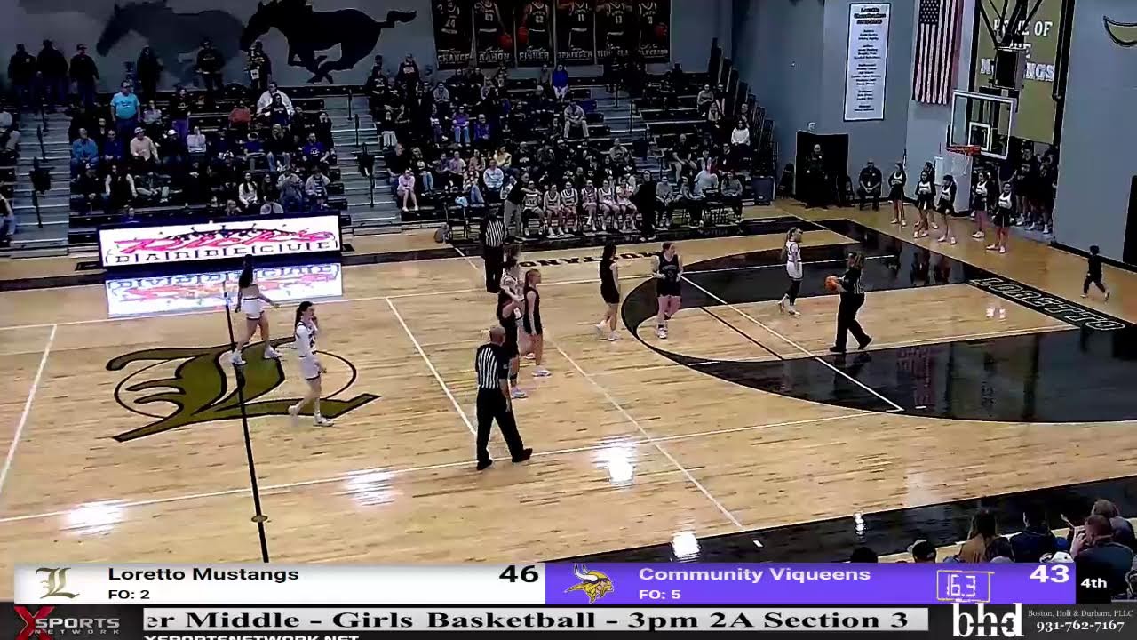 Loretto Lady Mustangs vs Community Viqueens - HS Basketball - 2/6/26