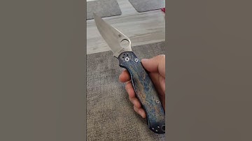 Spyderco PM2 Custom Titanium Scale With 3D Printed CME