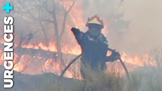 Pompiers en action, l'incendies de Lucéram