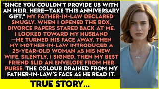 My Father-in-Law Handed Me Divorce Papers as an Anniversary Gift—But My Envelope Left Him Speechless