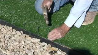 Laying Turf, How to lay artificial turf.