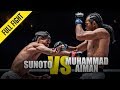 Sunoto vs muhammad aiman  one full fight  august 2019