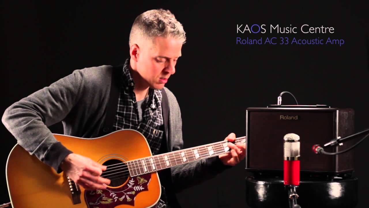 Kaos Gear Demo Roland Ac 33 Acoustic Lifier kaos gear demo roland ac 33 acoustic lifier