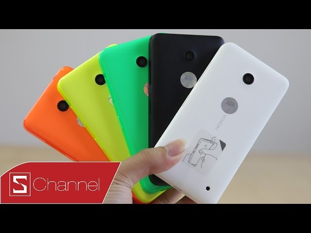 Schannel - Mở hộp Nokia Lumia 630 đủ 5 màu: Xanh, cam, vàng, đen và trắng