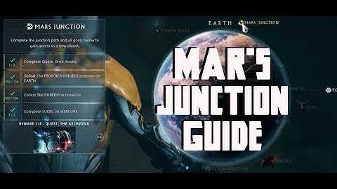 Warframe Mars Junction missions Guide