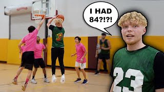 I Dropped 84 Points & We Won By 100! 5v5 Mens League Basketball!