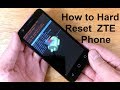 How to reset ZTE Phone to factory settings - How to open LOCKED Android phone ZTE Reset - EASY!