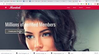 Marimonial  in php mysql