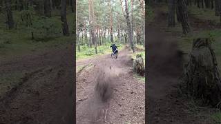 450 on single track… good idea? #yz450 #enduro #singletrack