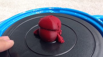Cute robot printed on Eris seemecnc using mattercontrol 2 so much better than the previous software!