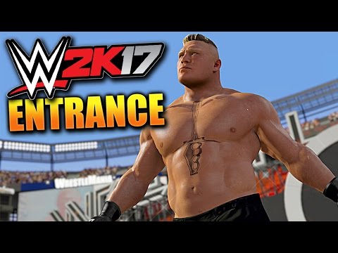 WWE 2K17 BROCK LESNAR ENTRANCE!