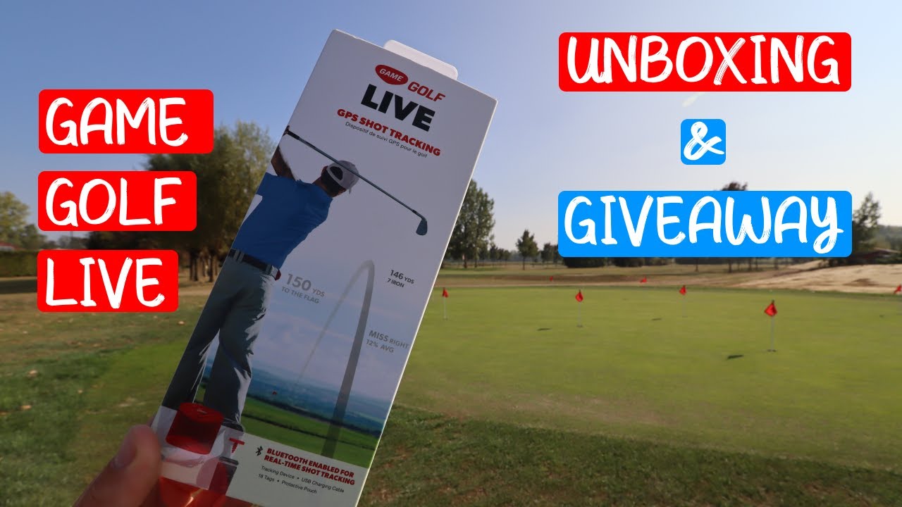 GAME GOLF LIVE Unboxing and Giveaway GPS Shot Tracking device