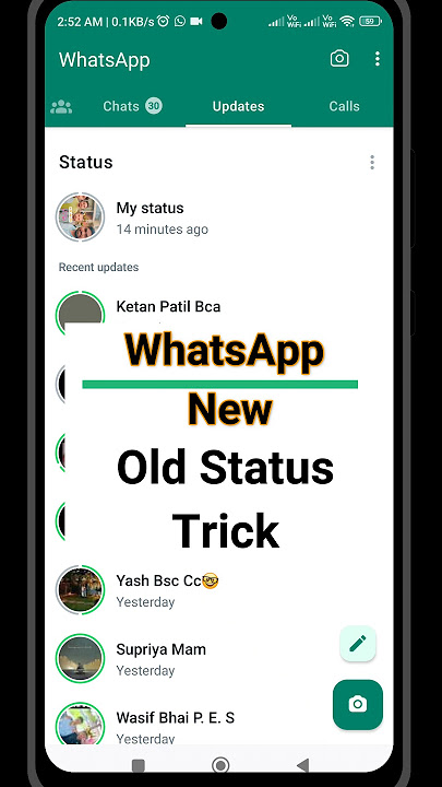 Apply Old WhatsApp Vertical Status Setting trick #whatsappstatus