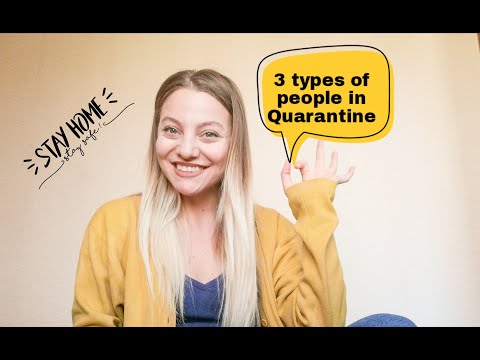 3 types of people in quarantine/ 3 ტიპის ადამიანი კარანტინში