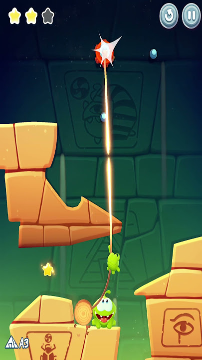 Cut the Rope 3 gameplay - Pyramids - Level A3 B4 & D2 - 3 stars (Slurp  Nommie) 