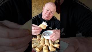 ОБЖОР/ БЛИНЧИКИ с Творогом и с Мясом на завтрак у Женечки