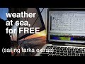 How we get weather at sea for FREE - Sailing Tarka Extras