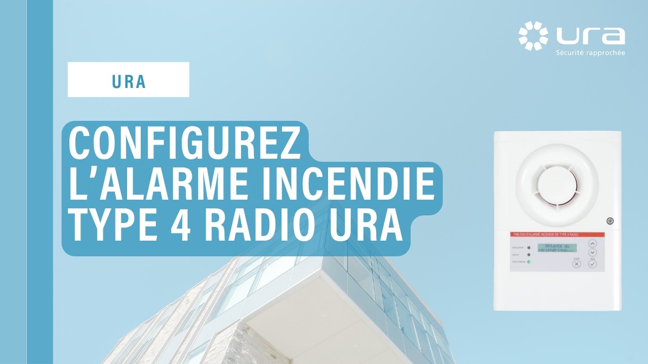 Configurer simplement l'alarme incendie Type 4 radio Ura